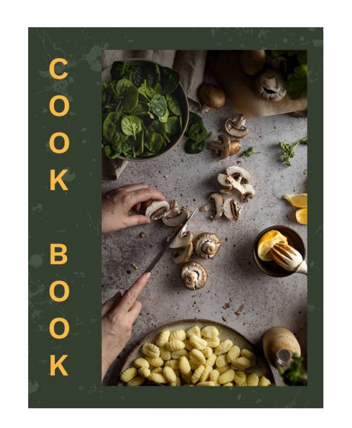 Delicious cook book template