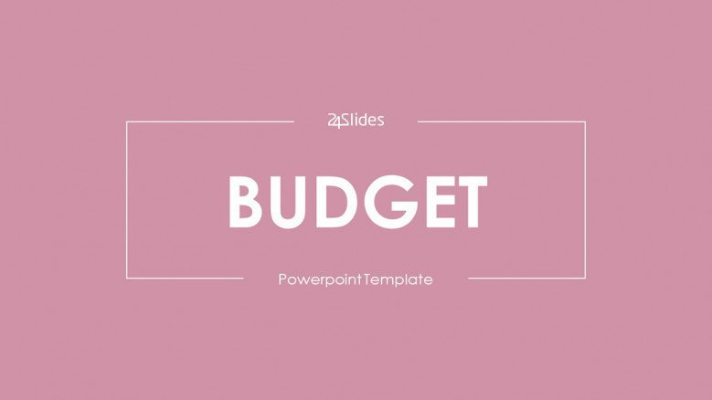 Free budget powerpoint template