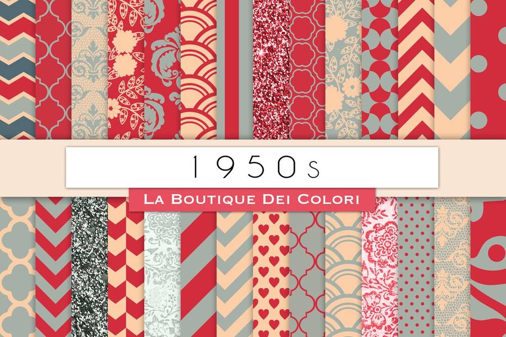 Beautiful collection of fifties patterns