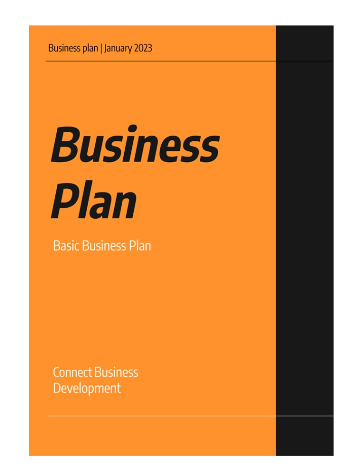 Free business plan google slides template