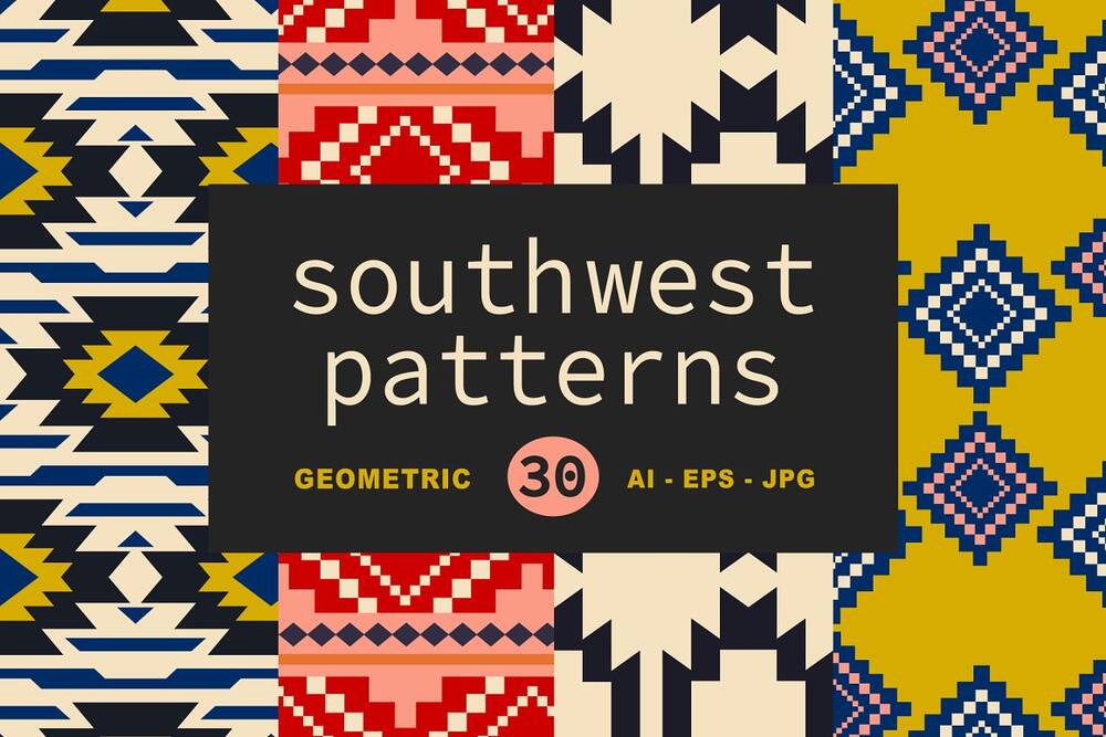 Southwest patterns geometric