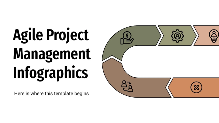 Free Project management infographics template