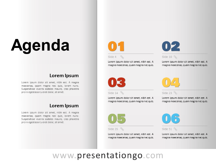 Free agenda template