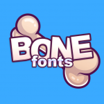 spooky bone fonts cover