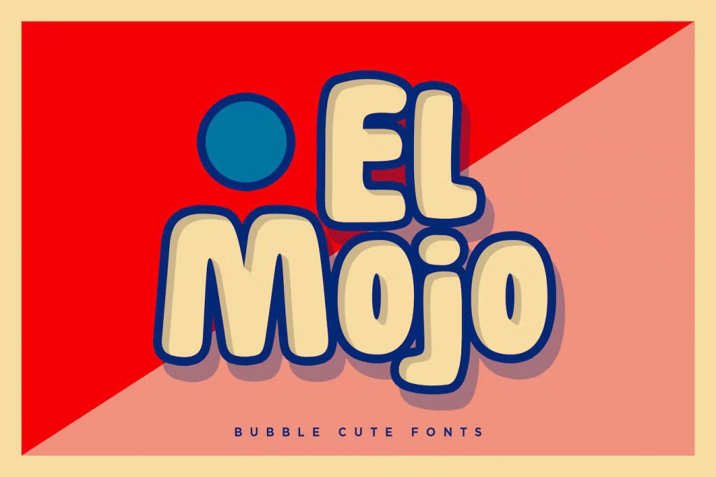 A cute bubble style font