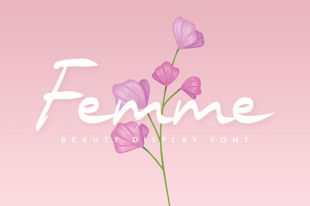 Beauty and modern display font