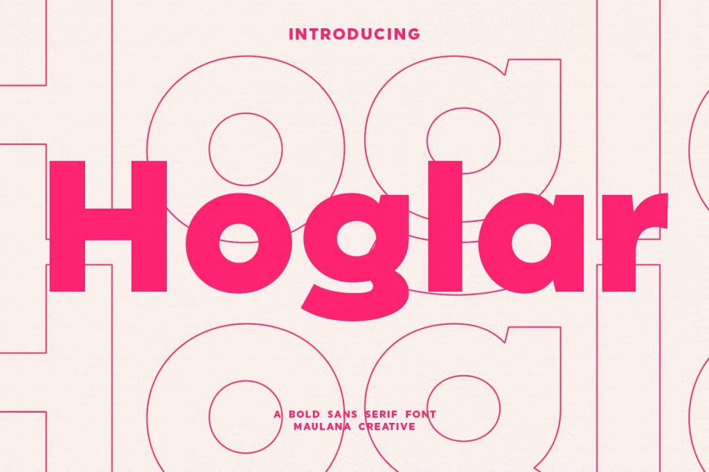 Hoglar Display Font