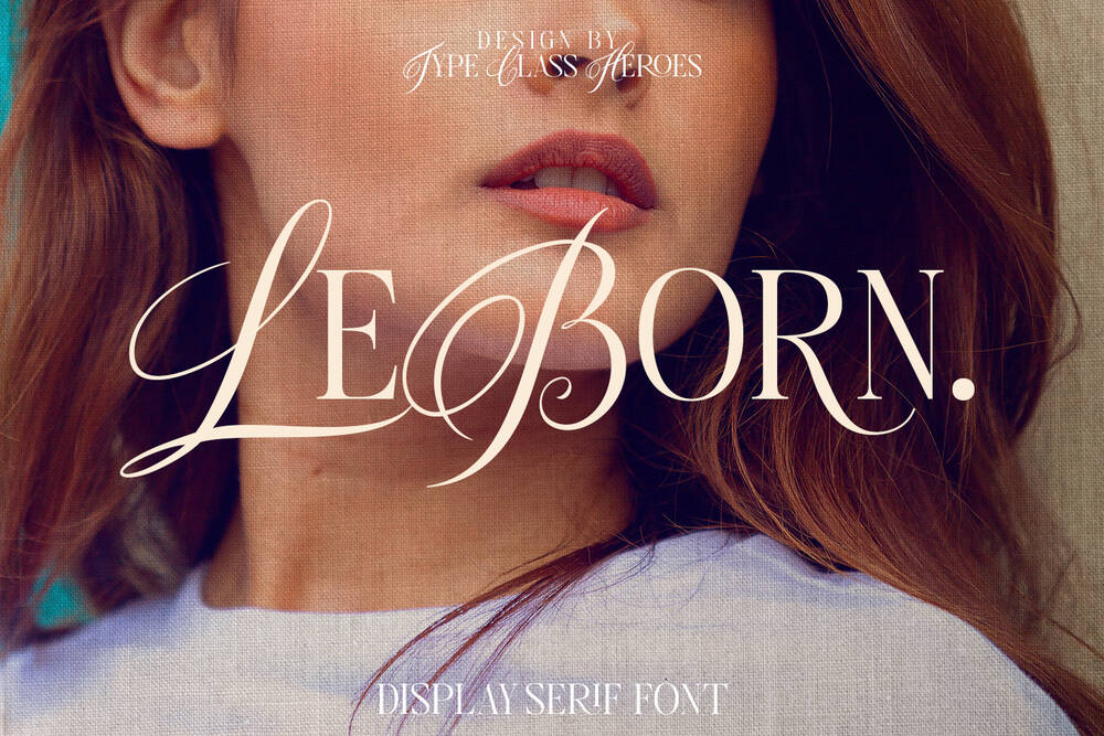 A luxury display serif font
