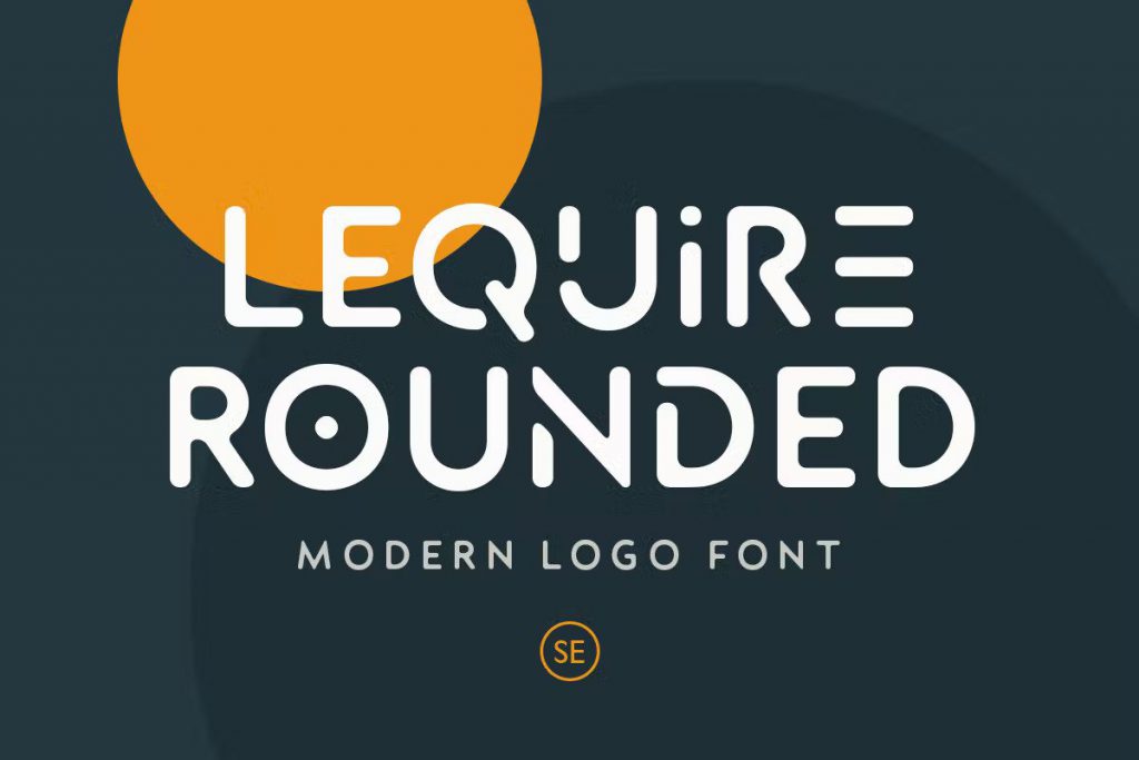 Lequire Rounded modern logo font