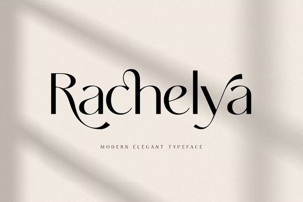 A modern and elegant typeface