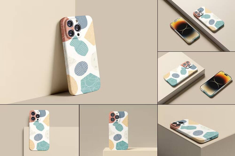 Set of iPhone 14 Case Mockups