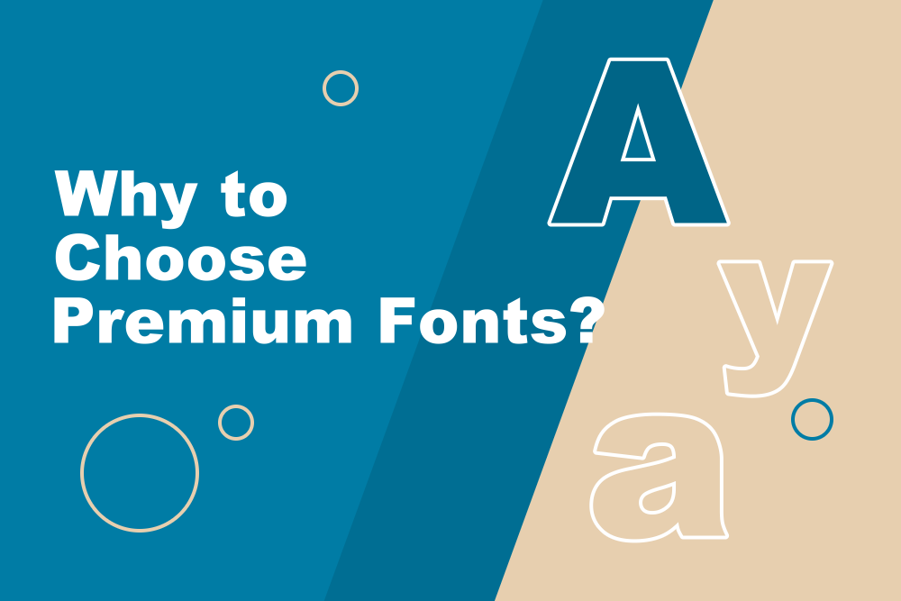 Cover image about choosing premium fonts