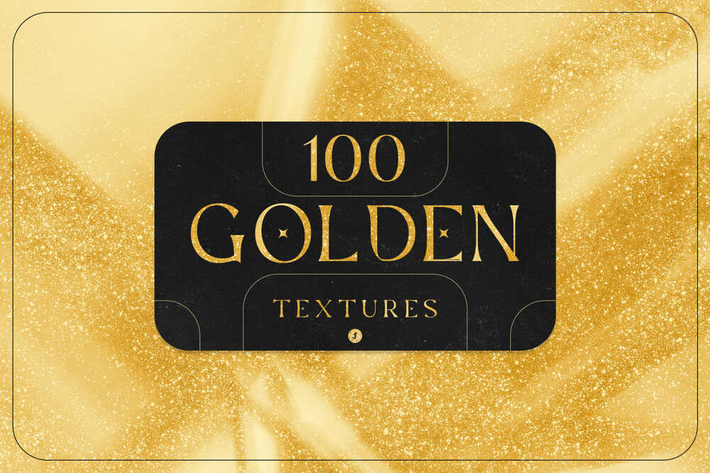 A bunch of craft golden textures