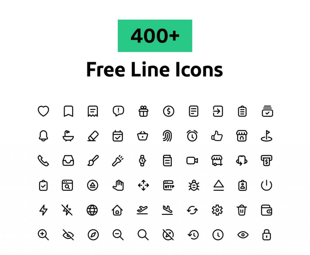 Free line icons for instagram highlights