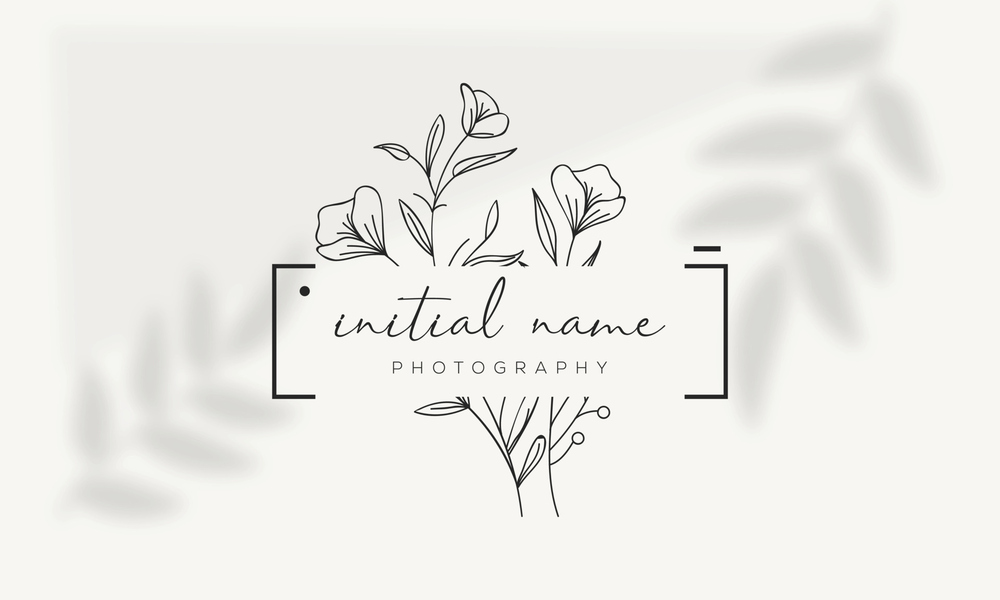 Free flowery botanical logo template