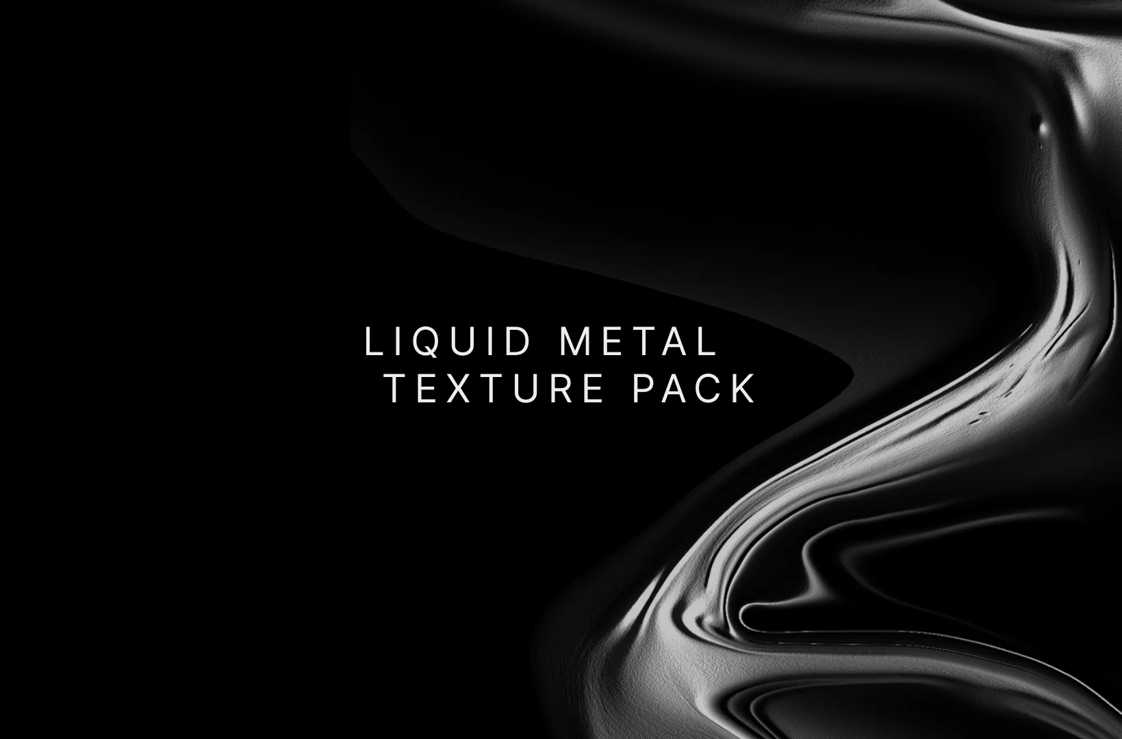 Dark liquid metal textures