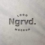 Wall logo mockup templates cover