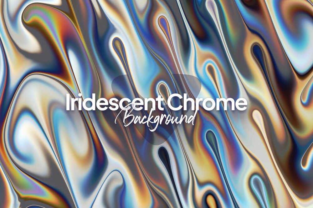 A set of liquid metallic backgrounds