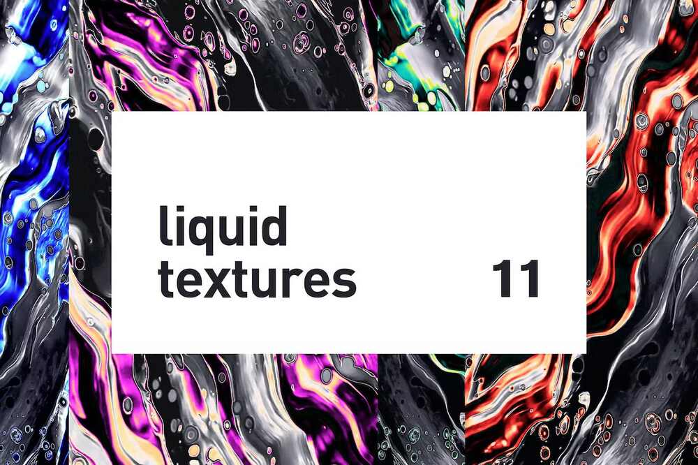 Amazing liquid metallic textures