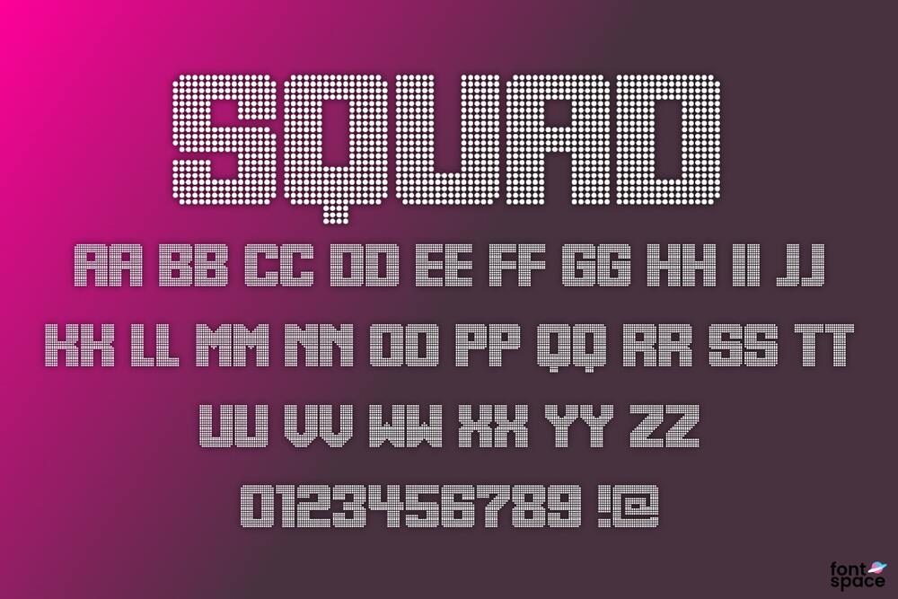 A free digital all caps futuristic font