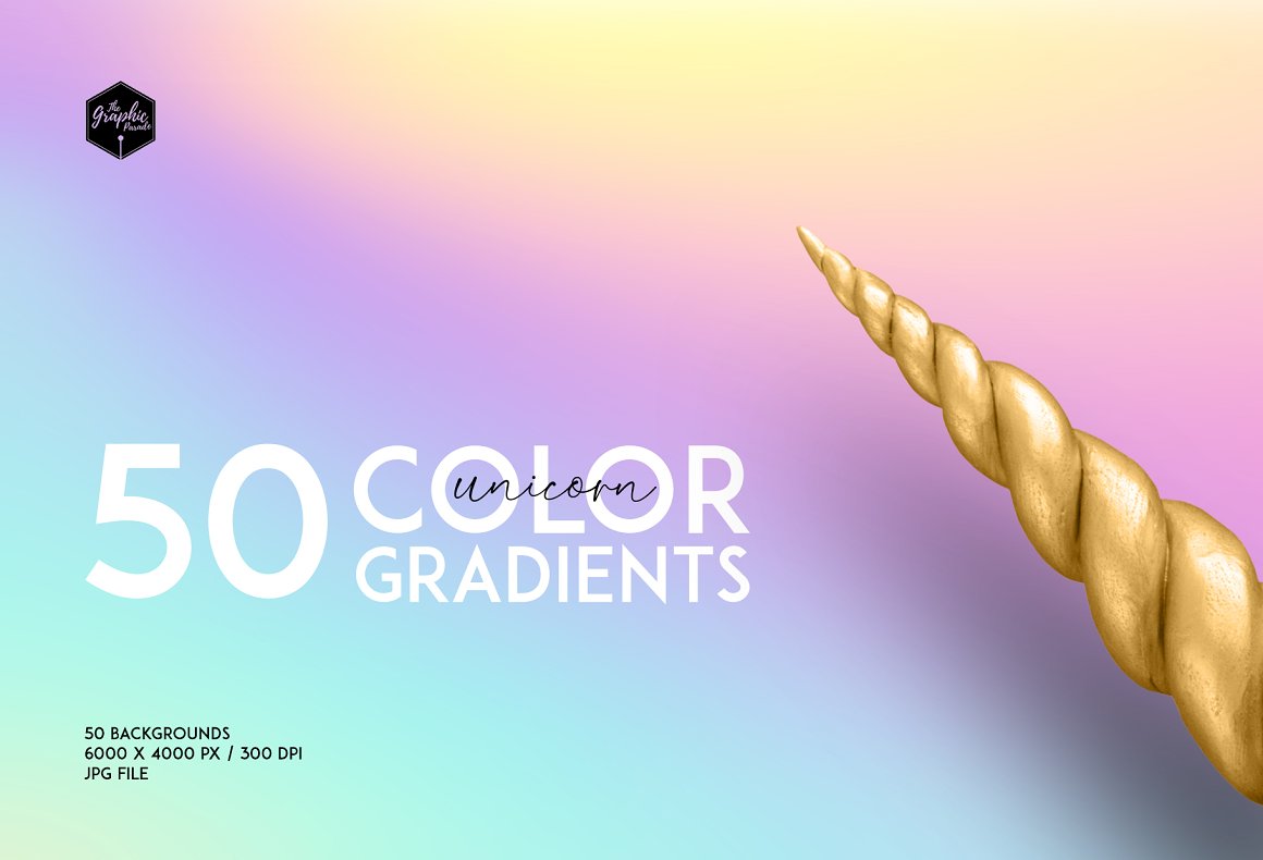 A set of ranbow gradient color backgrounds