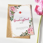 Floral mockup templates cover