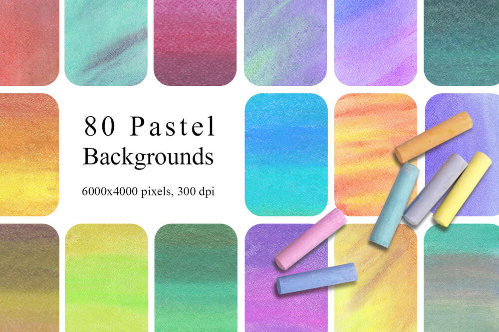 A full list of gradient pastel backgrounds