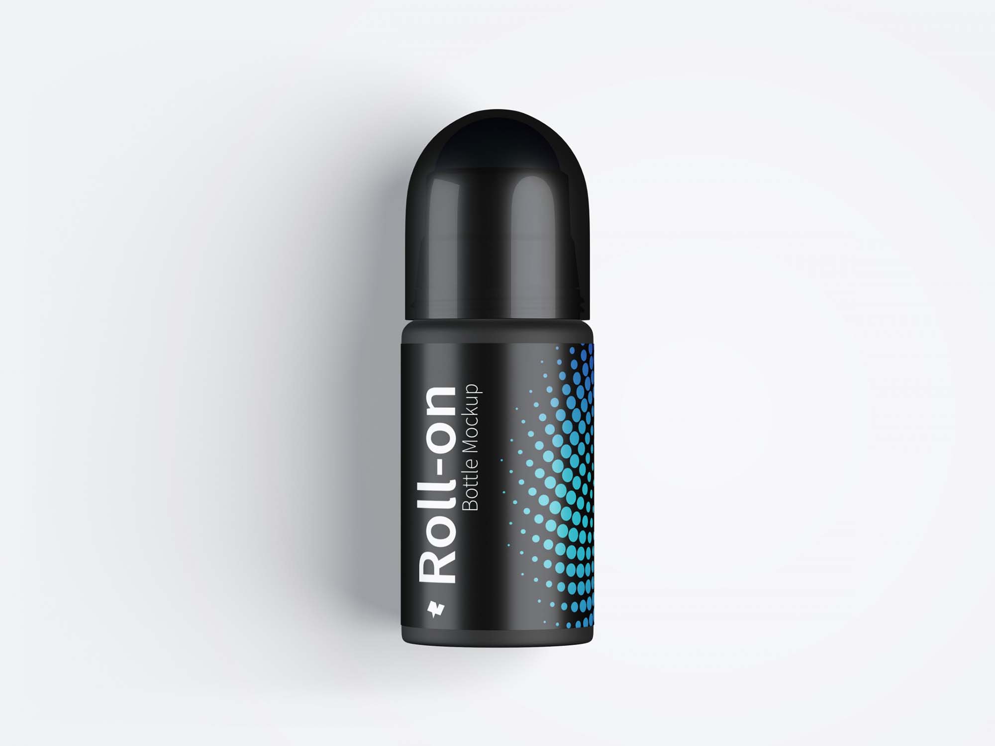 A free roll on deodorant mockup template
