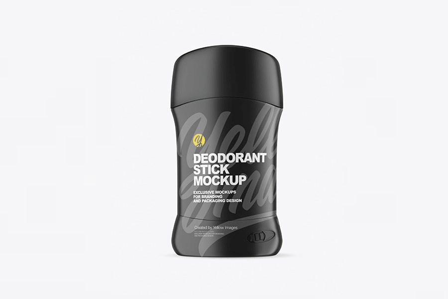 Matte deodorant stick mockup