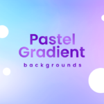 Pastel gradient backgrounds cover