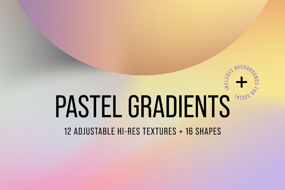 Modern pastel gradient textures