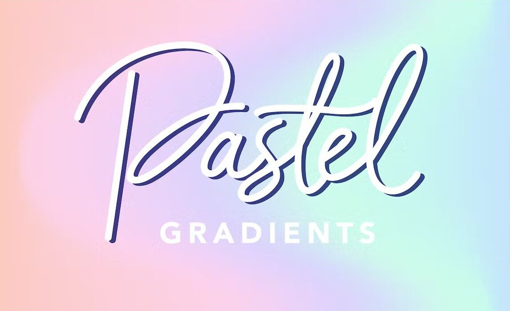 Twenty different pastel gradient backgrounds