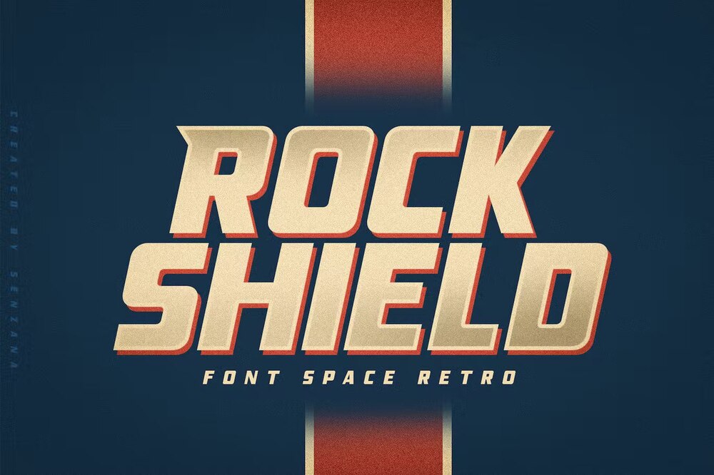A retro space font