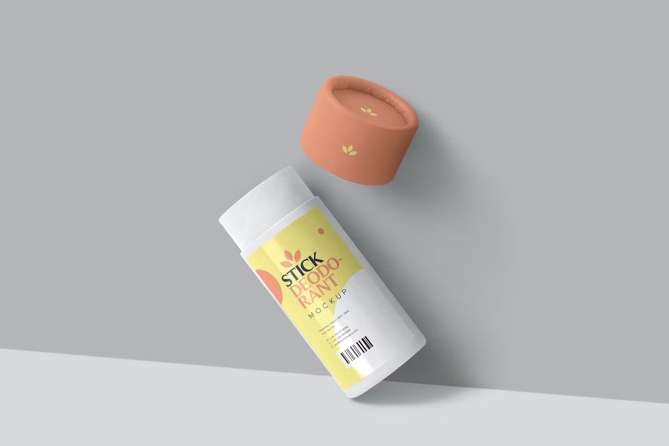 A clean stick deodorant mockups