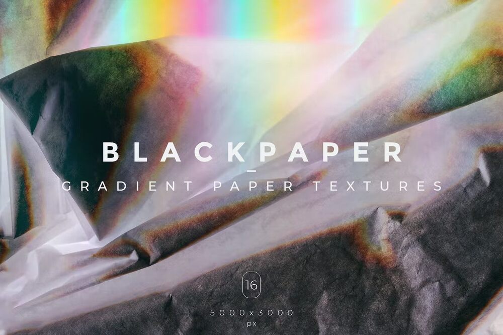 A blackpaper rainbow gradient texture pack