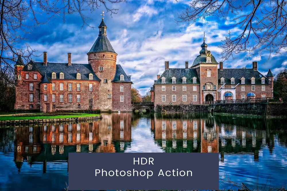 A hdr travel photoshop action