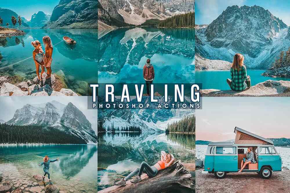 A photoshop actions for travel bloggers