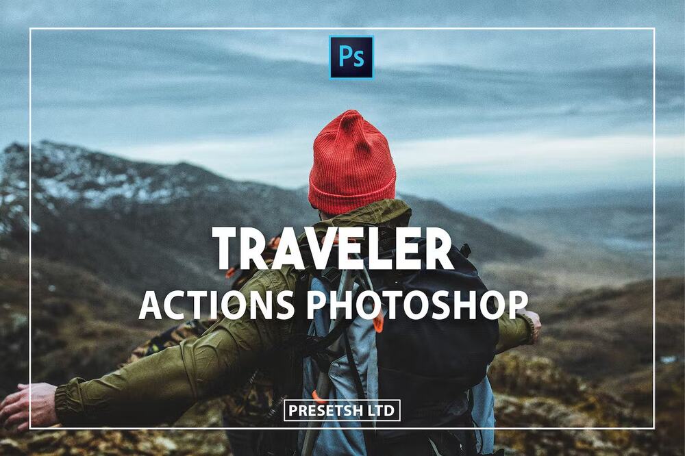 A bright photoshop actions for traveler photos