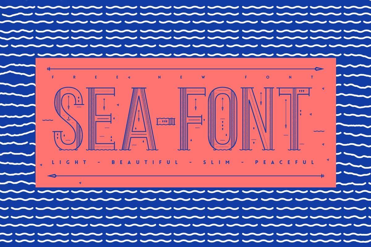 A free sea font