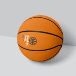 Basketball ball mockup templates cover