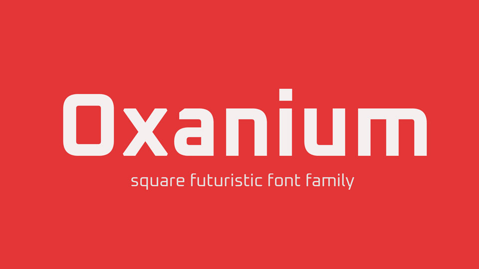 A free rounded square typeface