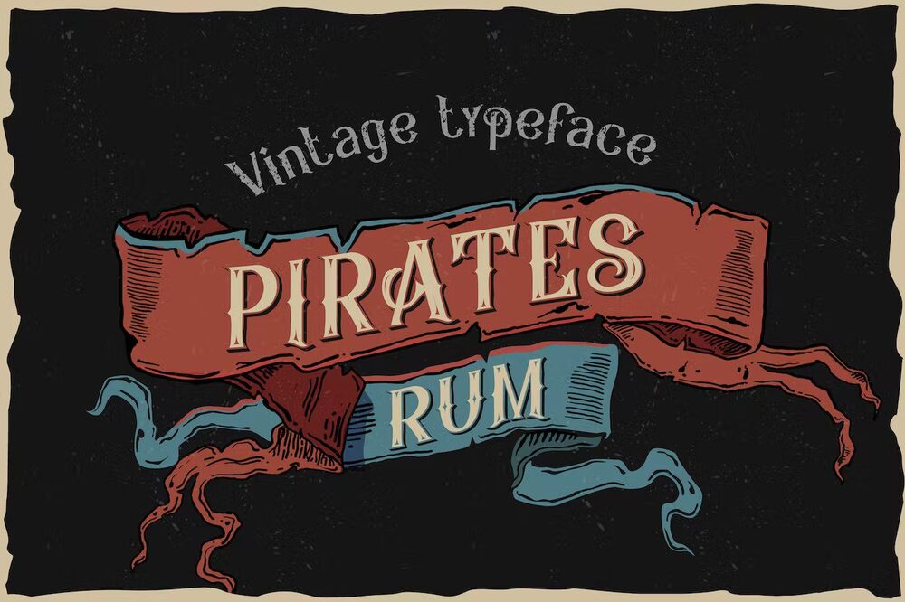 A vintage typeface