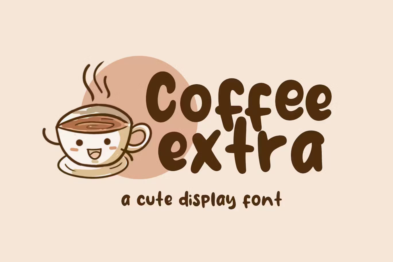 A cute display font