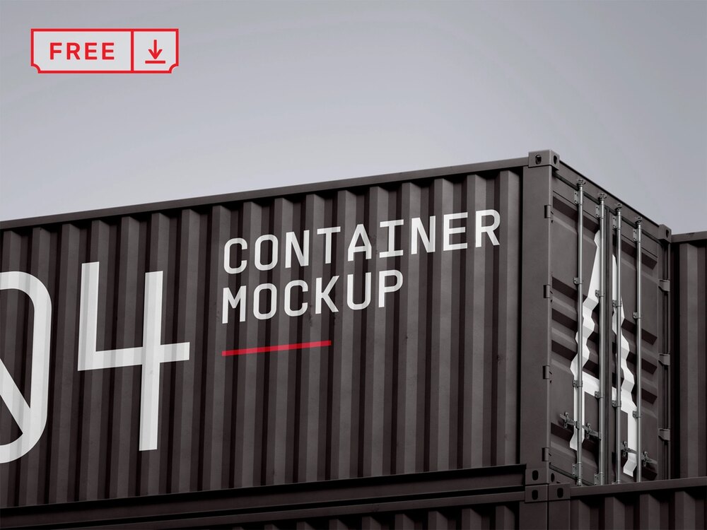 A free containers mockup