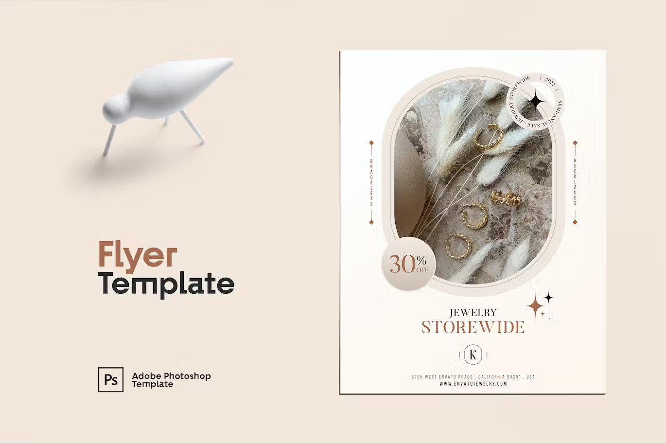 A jewelry flyer template