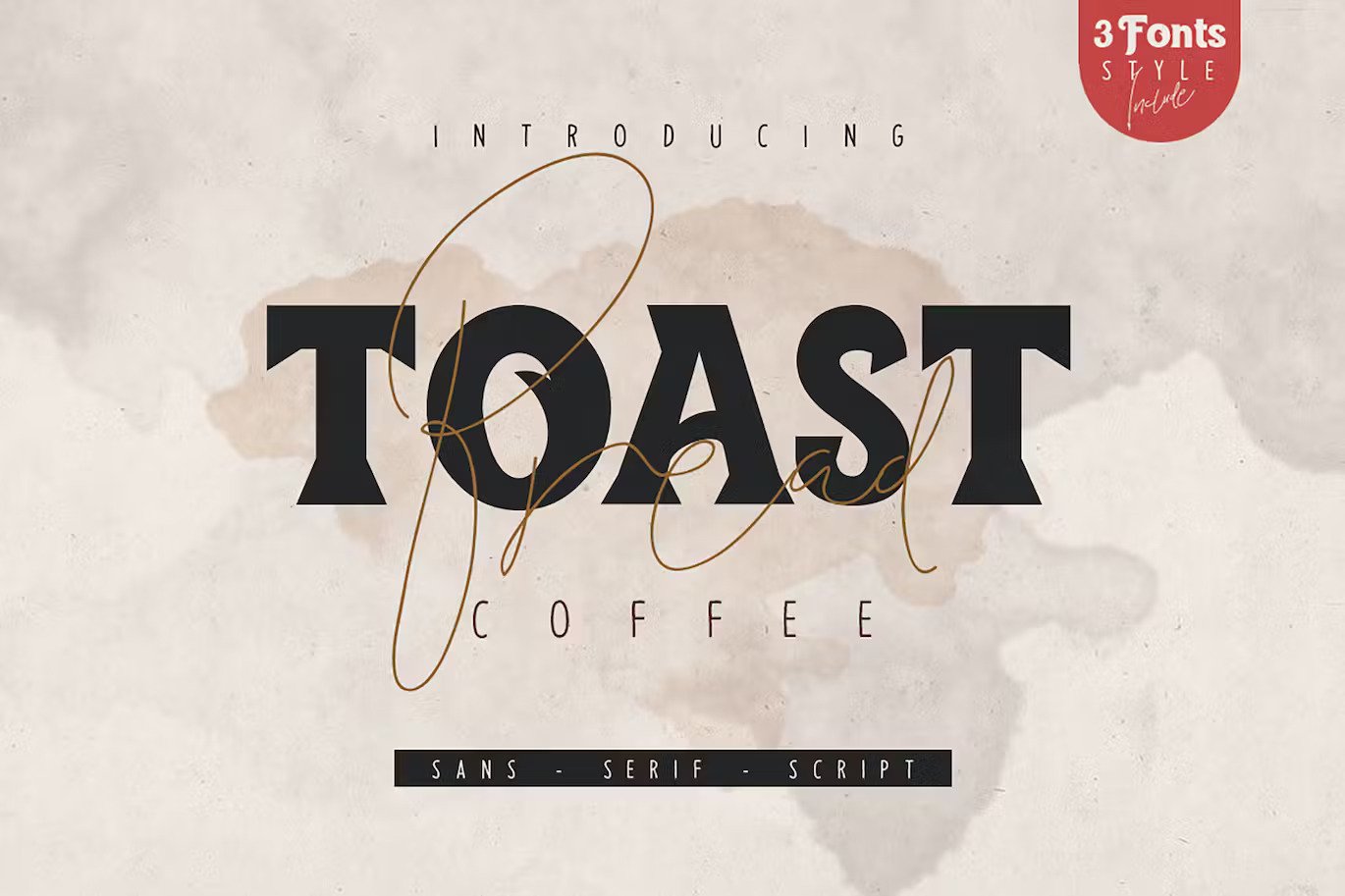 A coffee style font family