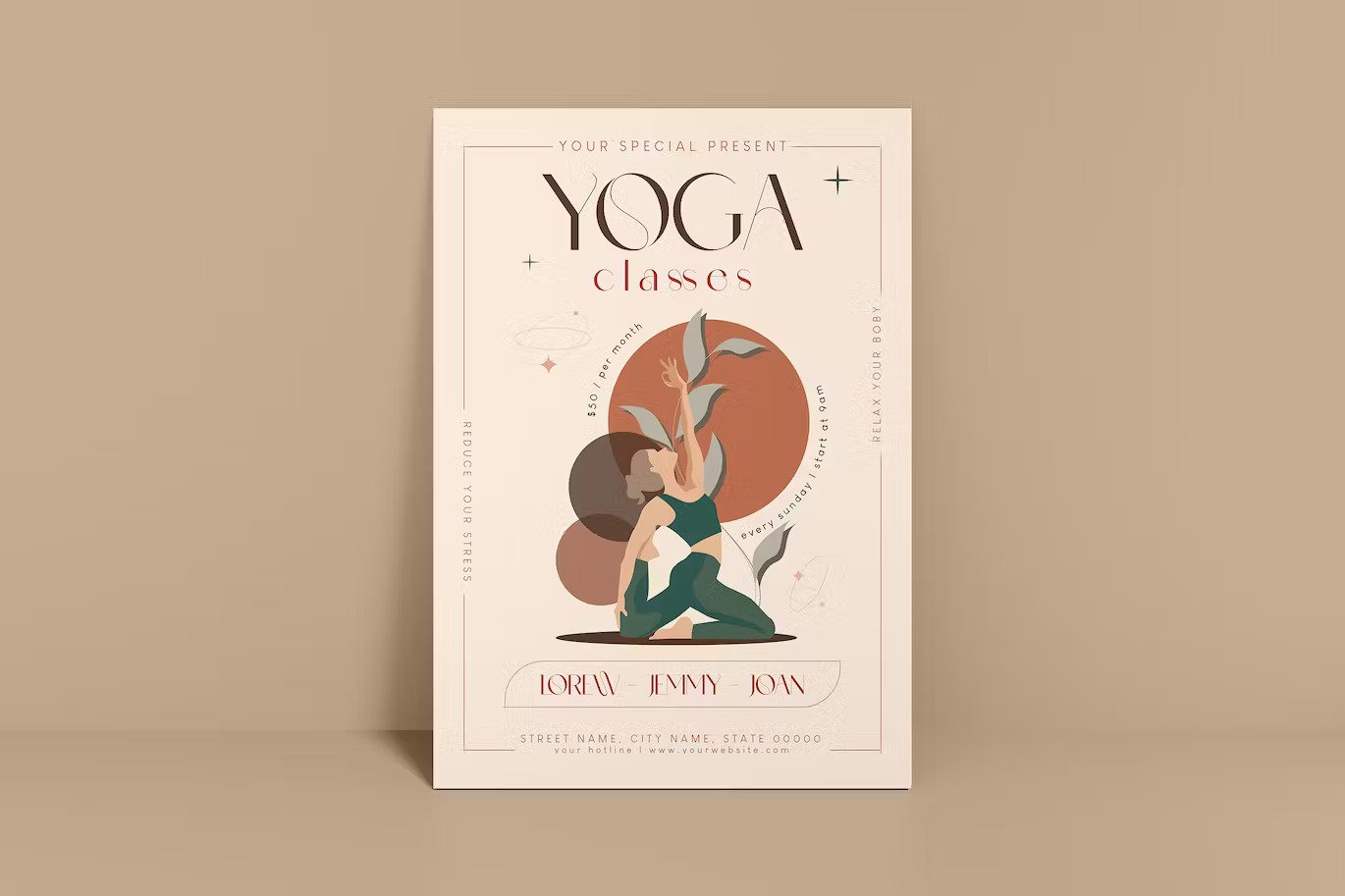 Yoga Class Flyer