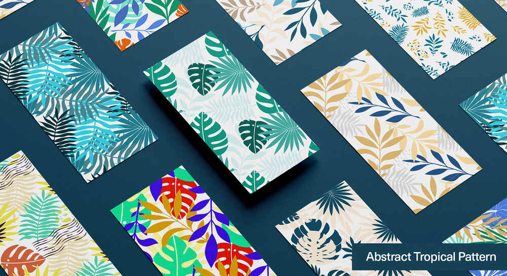 A set of tropical seamless patterns