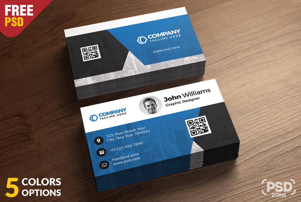 A free corporate business card templates