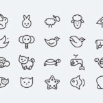 Animal icons cover